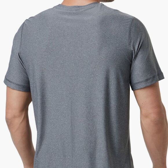 Vuori Mens Platinum Heather Short Sleeve Uluwatu 2.0 Water Shirt Tee Sz XL NWT - Picture 2 of 3